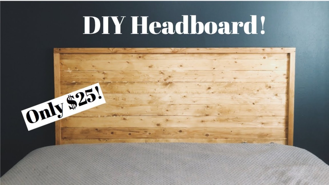 DIY HEADBOARD $ HEADBOARD EASY HEADBOARD DIY MODERN WOOD HEADBOARD HOW TO EASY DIY