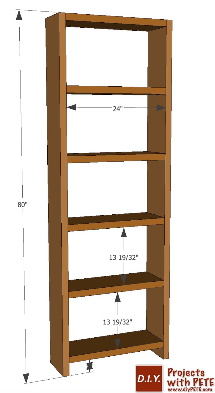 DIY Simple Bookshelf Plans