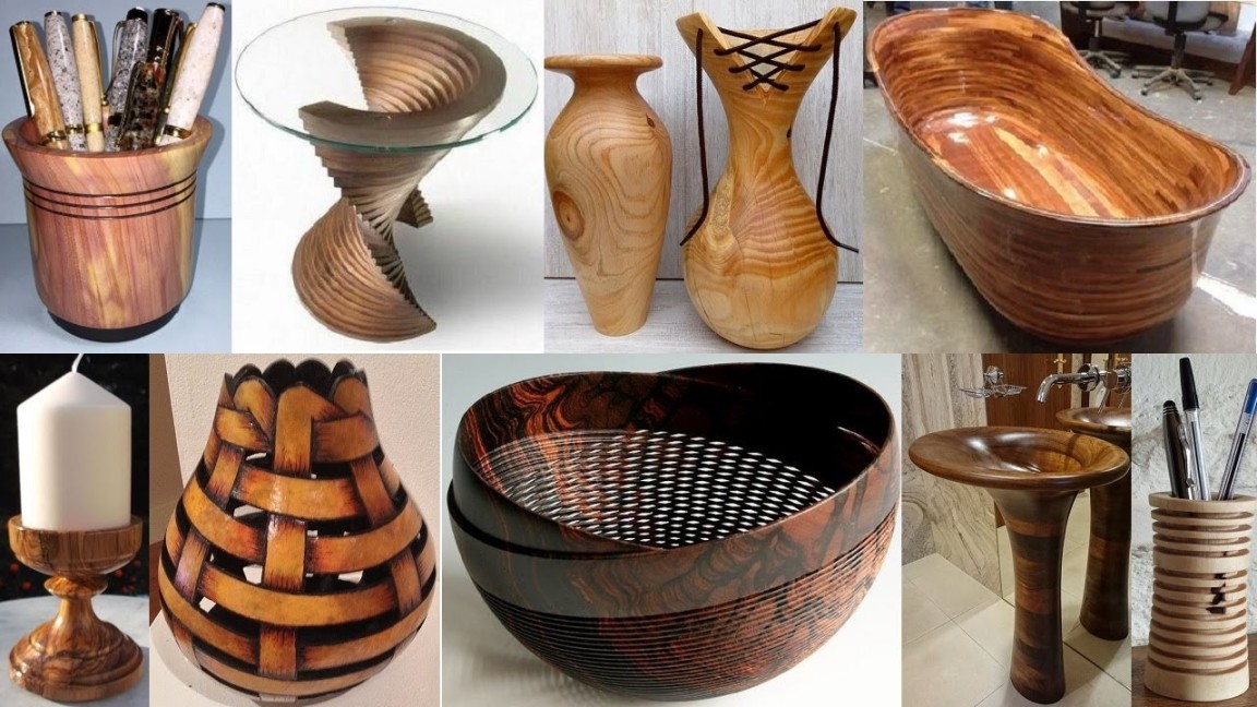 Woodworking : Wood turning project ideas / woodworking project ideas / wood carving ideas