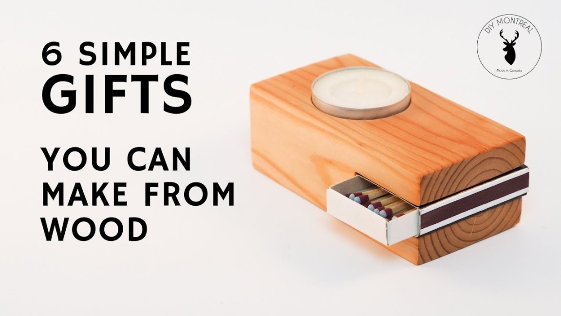 Simple Gifts You Can Make From Wood